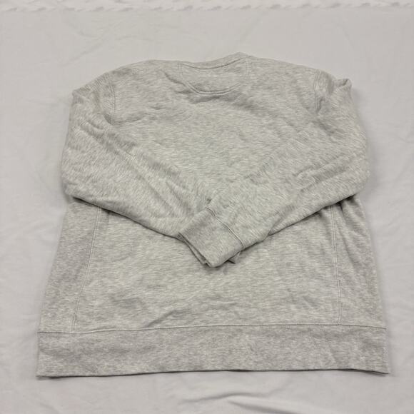 Life is Good Men's XL Sweatshirt Oversized Heavyweight Heather Gray Striped - Picture 8 of 8